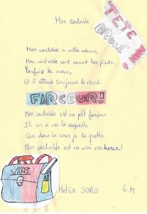 AP, méthodologie et poésie…. Mon cartable a mille odeurs… – Professeurs ...